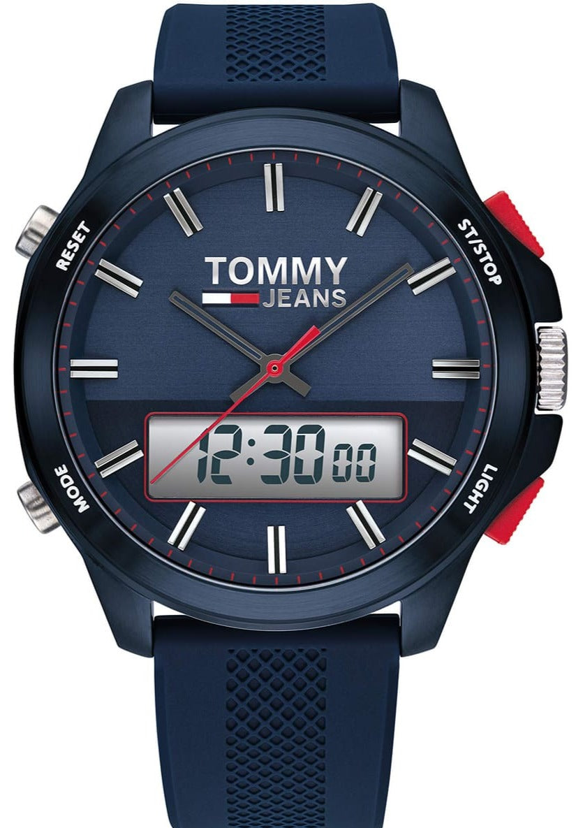 Tommy Hilfiger Analogue Quartz with Silicone Strap Men's Watch - 1791761