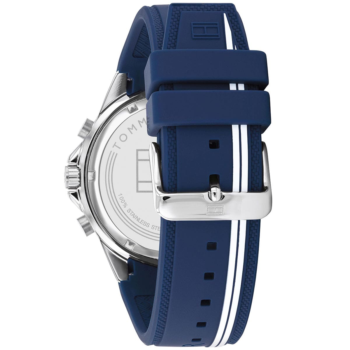 Tommy Hilfiger Quartz Blue Silicone Strap Blue Dial 45mm Men's Watch - 1791859