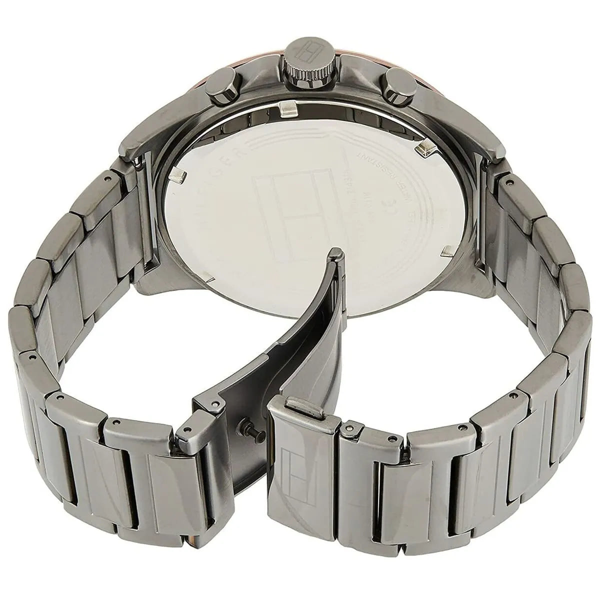 Tommy Hilfiger 1791892 watch stainless steel bracelet back view
