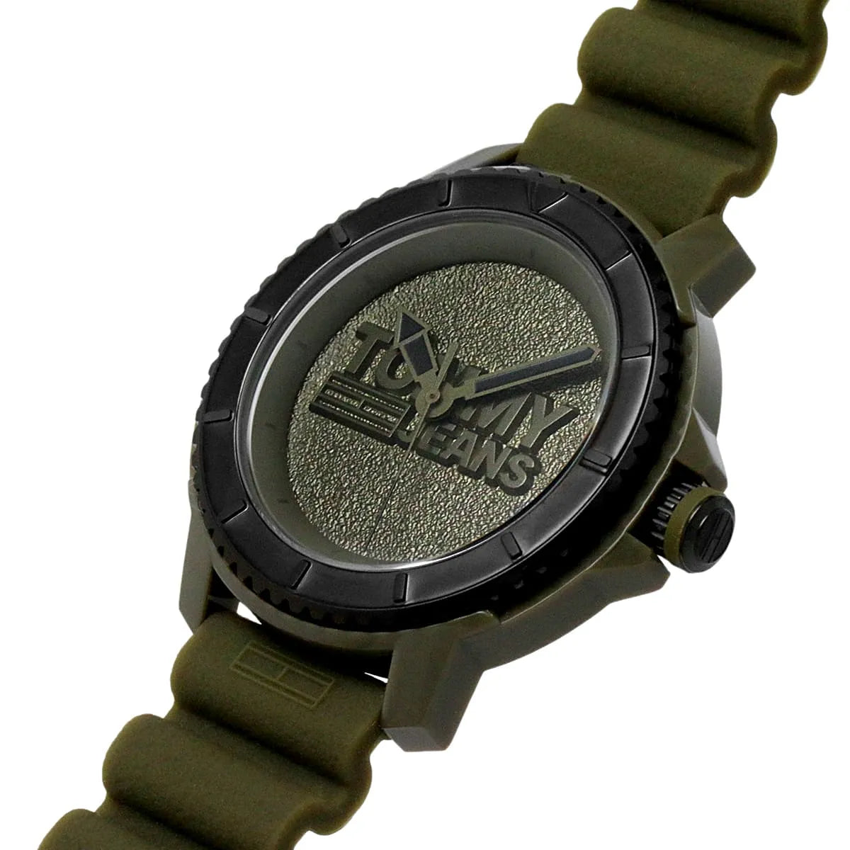 Tommy Hilfiger Tokyo Green Dial and Silicone Strap Men's Watch - 1792002