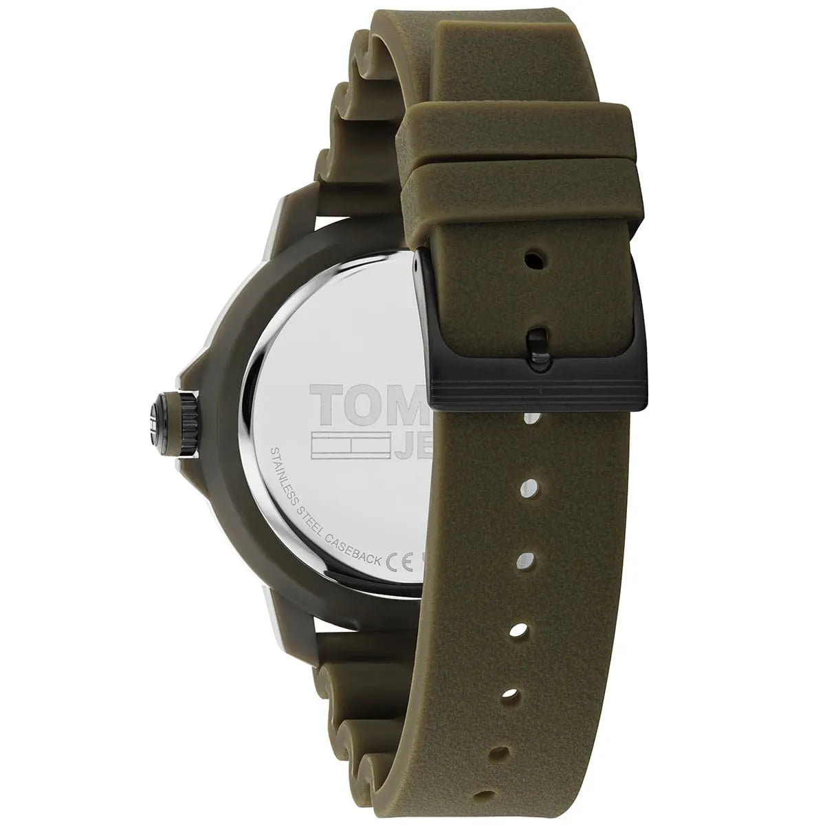 Tommy Hilfiger Tokyo Green Dial and Silicone Strap Men's Watch - 1792002