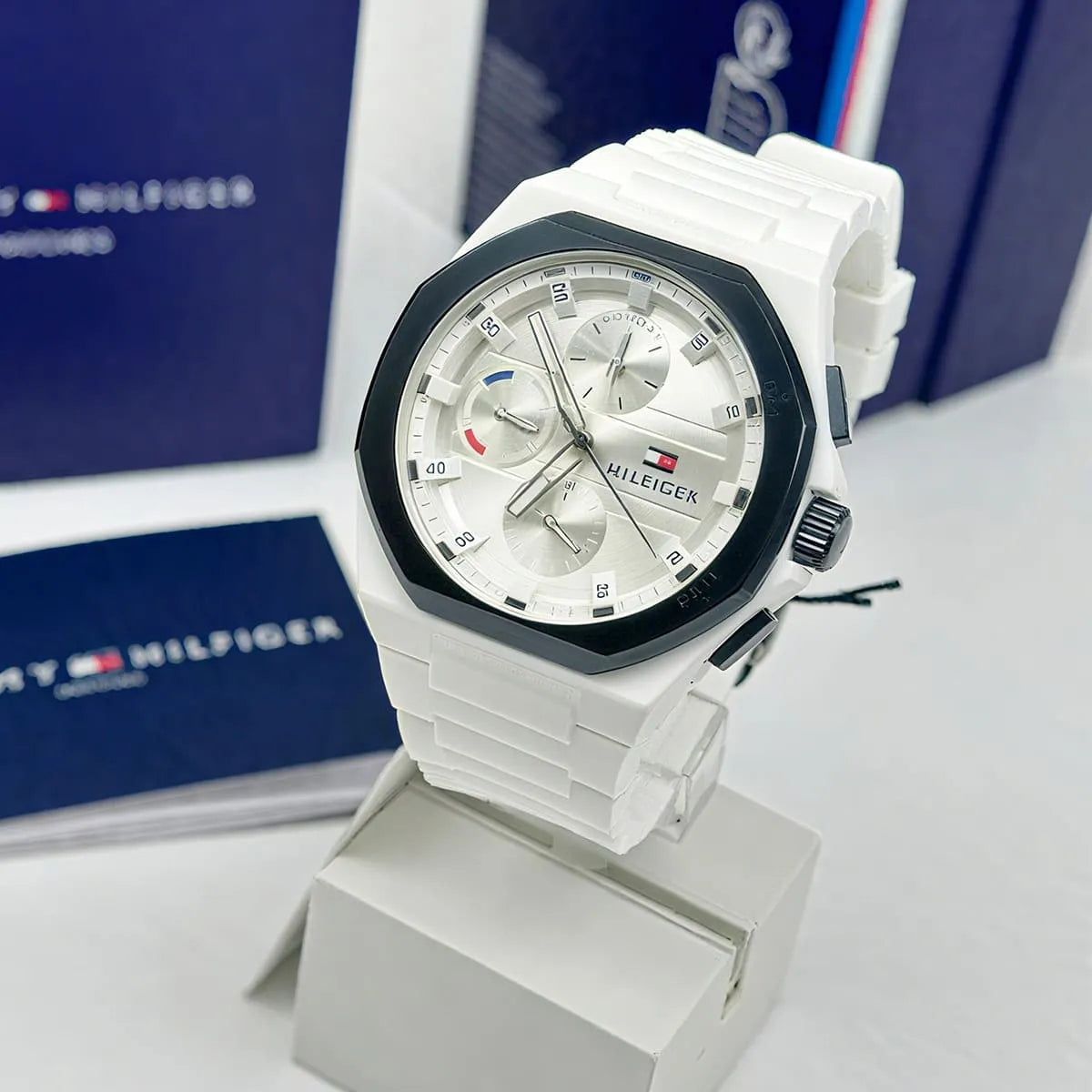 Tommy Hilfiger Neo Watch with White Dial Mens Watch - 1792150