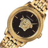 Versace Gold Stainless Steel Black Dial Men's Watch VERD00818 - Watches of New Zealand #2