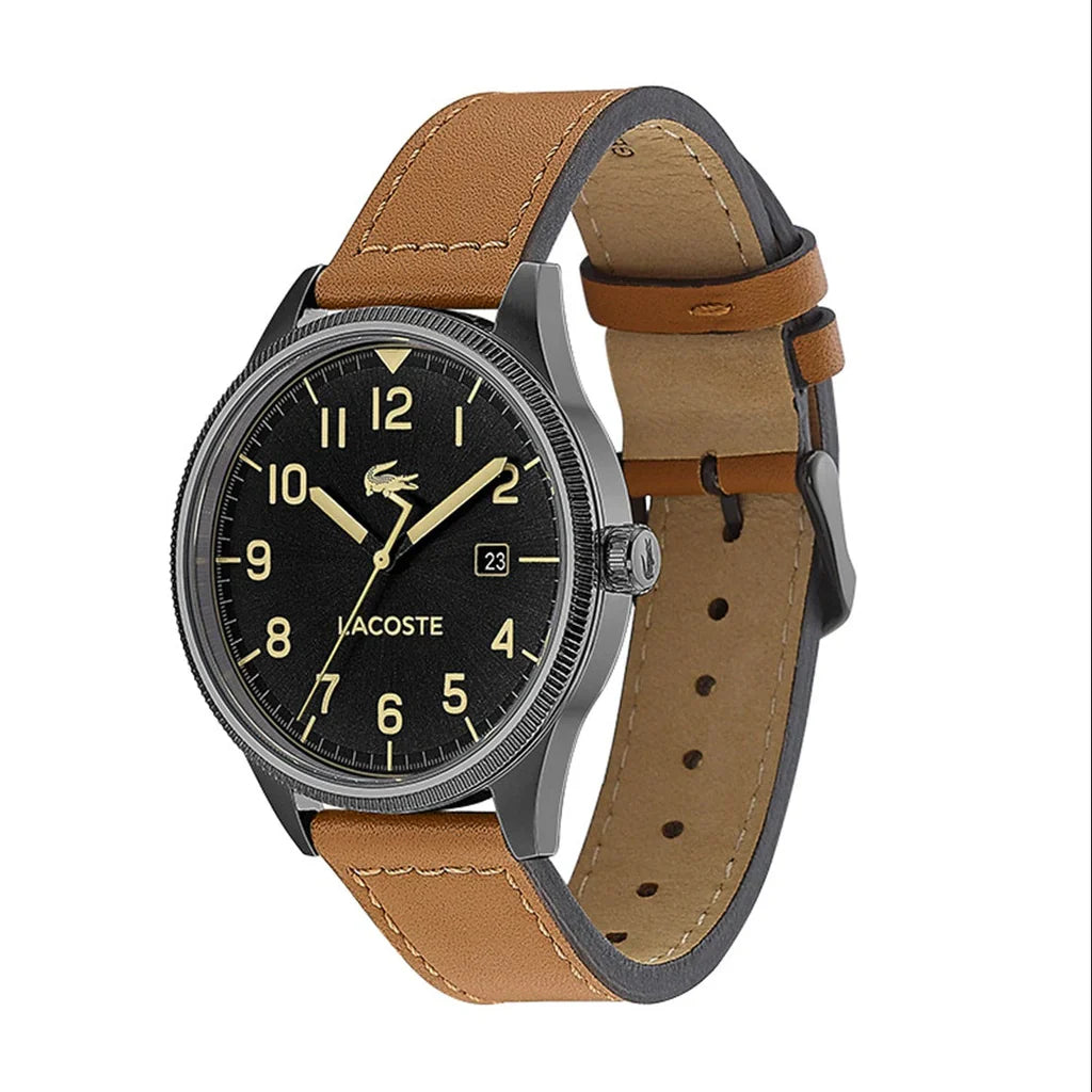 Lacoste Continental Black Analogue Men Watch - 2011021