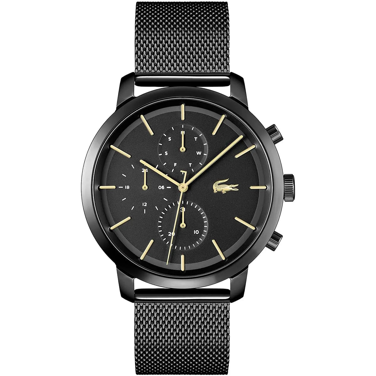 Lacoste Black Stainless Steel Quartz Movement Men’s Watch 2011194