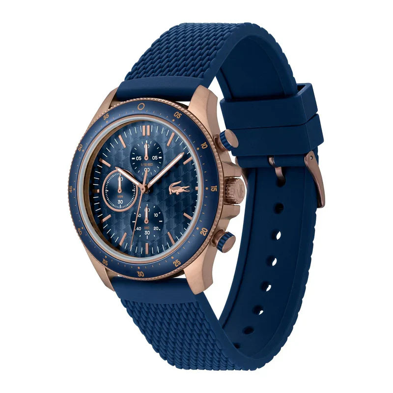 Lacoste Blue Silicone Chronograph Men's Watch - 2011253