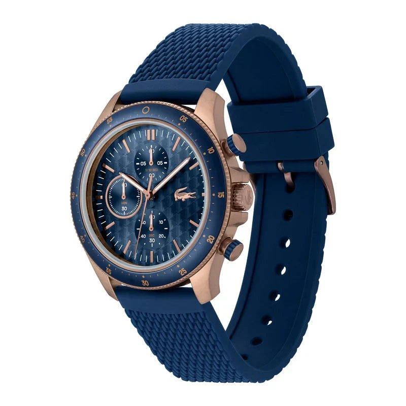 Lacoste Blue Silicone Chronograph Men's Watch - 2011253