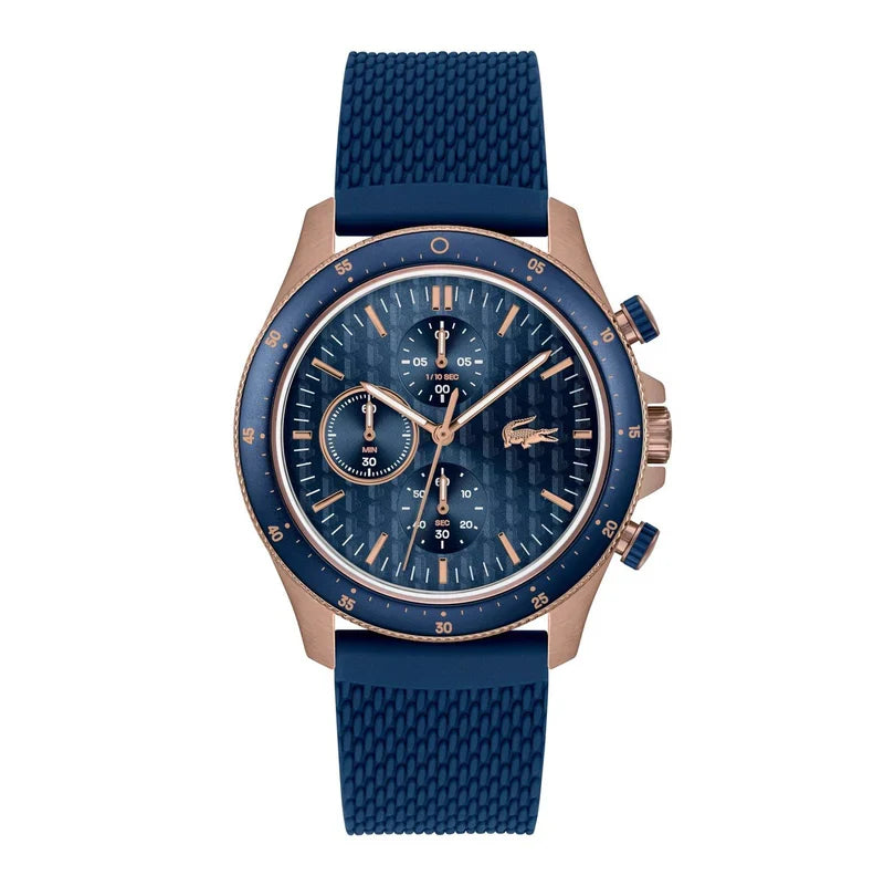 Lacoste Blue Silicone Chronograph Men's Watch - 2011253