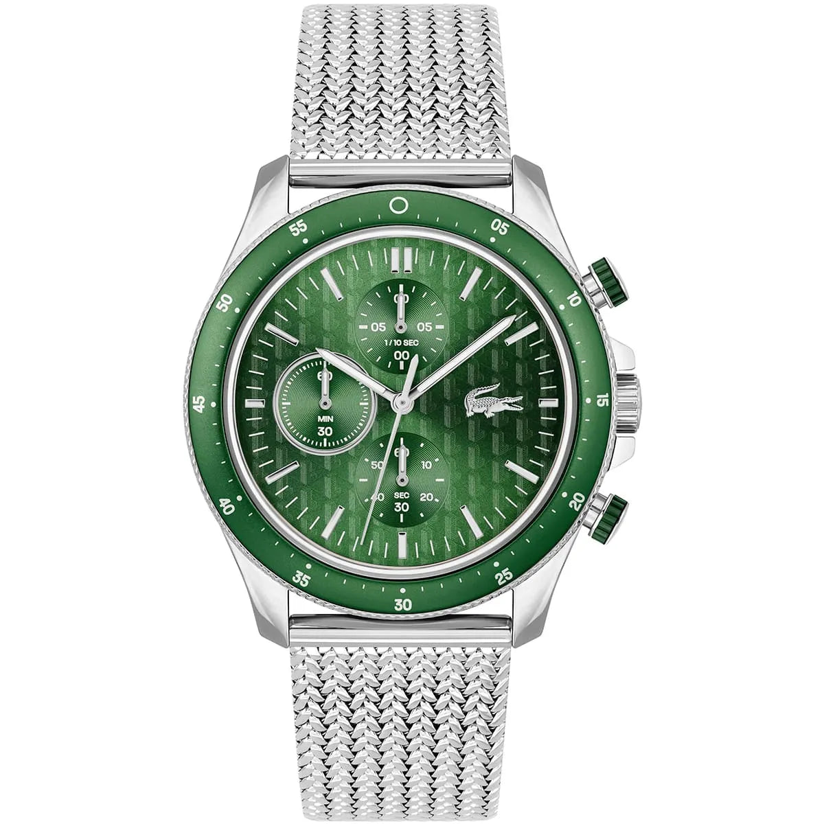 Lacoste Neo Heritage Chronograph  Quartz Silver Mesh Men's Watch 2011255