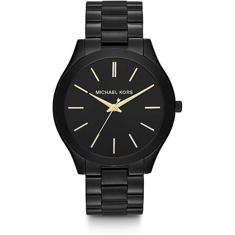 Michael Kors Slim Runway Black Ion-plated Unisex Watch  MK3221 - Watches of New Zealand