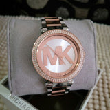 Michael Kors Parker Rose Gold and Silver Ladies Watch MK6314 - Watches of New Zealand #5