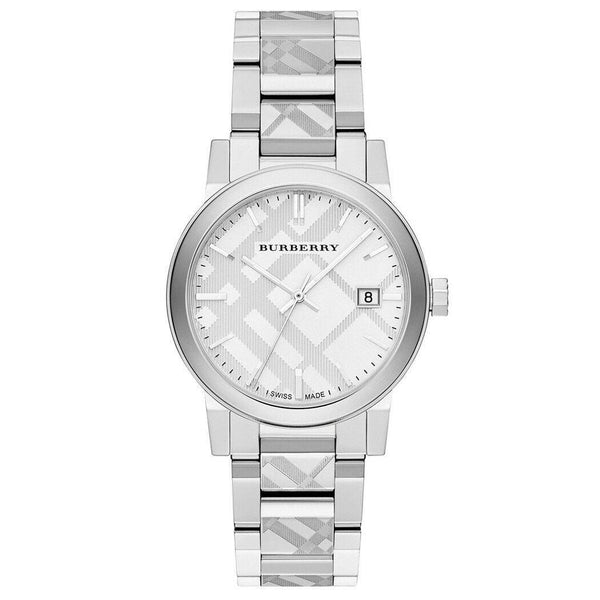 Burberry Men’s Swiss Made Stainless Steel Silver Dial Men's Watch  BU9037 - Watches of New Zealand