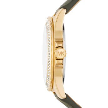 Michael Kors Mini Everest Quartz Crystal White Dial Ladies Watch MK4720