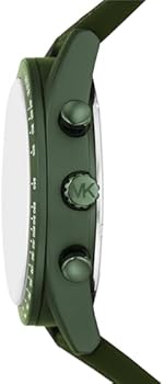 Michael Kors Accelerator Chronograph Green Dial Green Nylon Strap Men's Watch MK9144