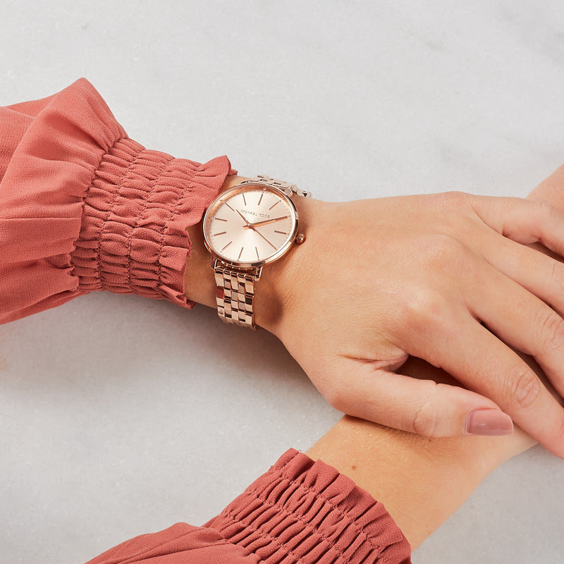 Michael Kors Pyper Rose Gold Unisex Watch MK3897 - Watches of New Zealand #6