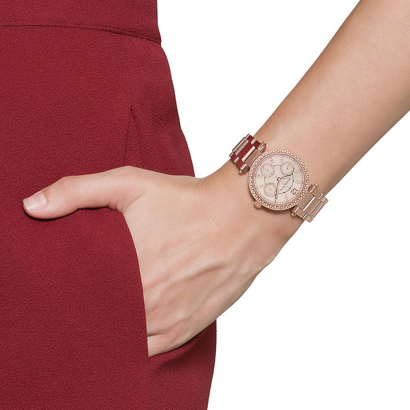 Michael Kors Parker Rose Gold Ladies Watch MK5616 - Watches of New Zealand #4