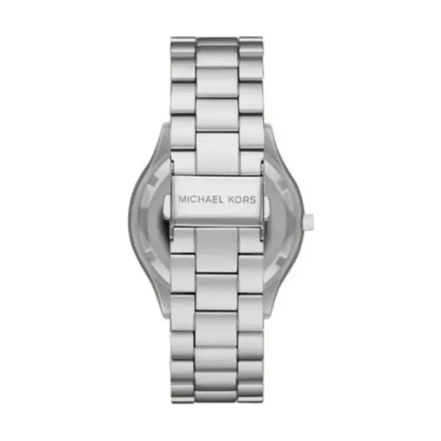 Michael Kors Slim Runway Silver Unisex Watch MK4502 - Watches of New Zealand #3