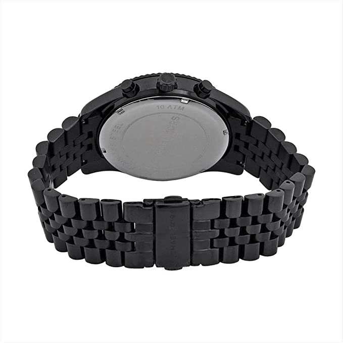 Michael Kors Lexington Black Chronograph Men's Watch MK8467 - Watches of New Zealand #3