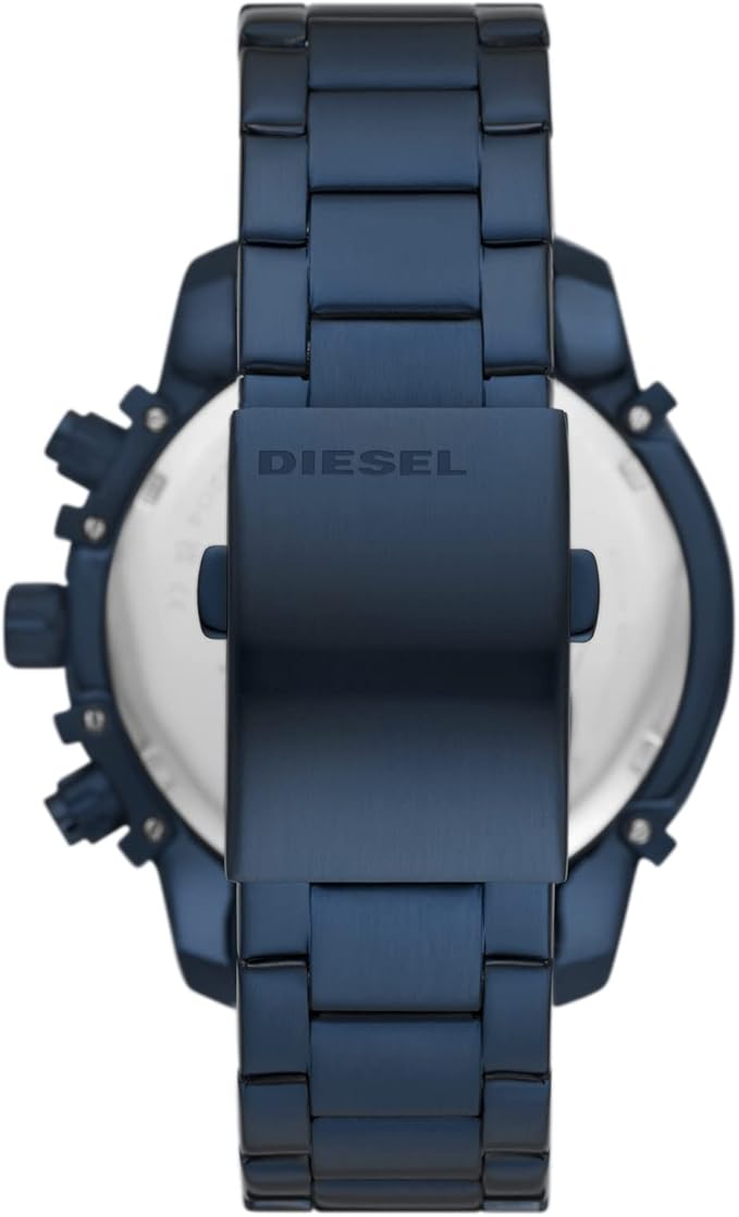 DIESEL Griffed Water-Resistant Chronograph Blue Men Watch-DZ4596