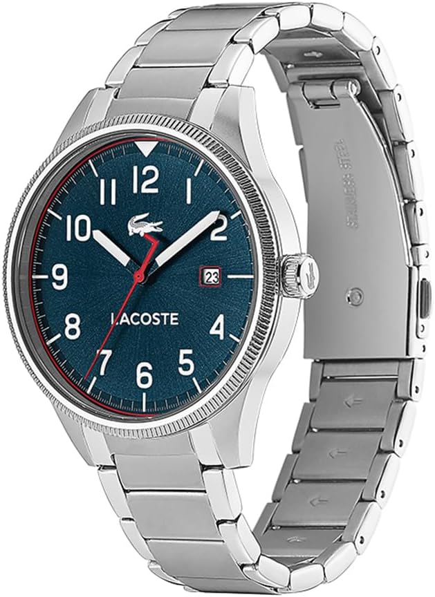 Lacoste Analogue Classic Quartz with Stainless Steel Strap Men's Watch - 2011022