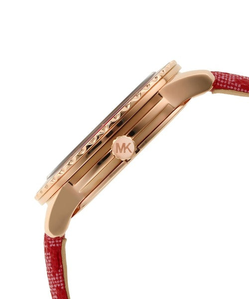 Michael Kors Runway Analogue Red Dial Women's Watch MK7179 - Watches of New Zealand #2