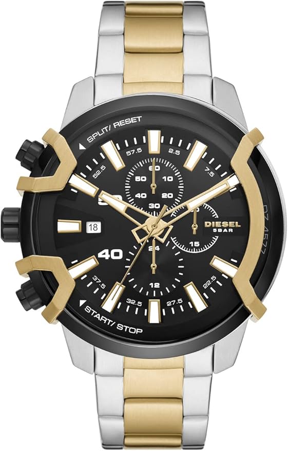Diesel Griffed Chronograph Stainless Steel Watch - DZ4577