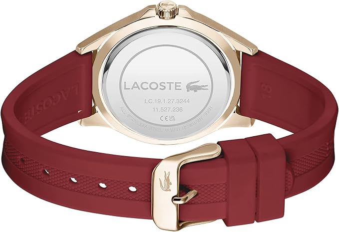 Lacoste Swing Quartz Rose Gold Round Dial Women's Watch - 2001266