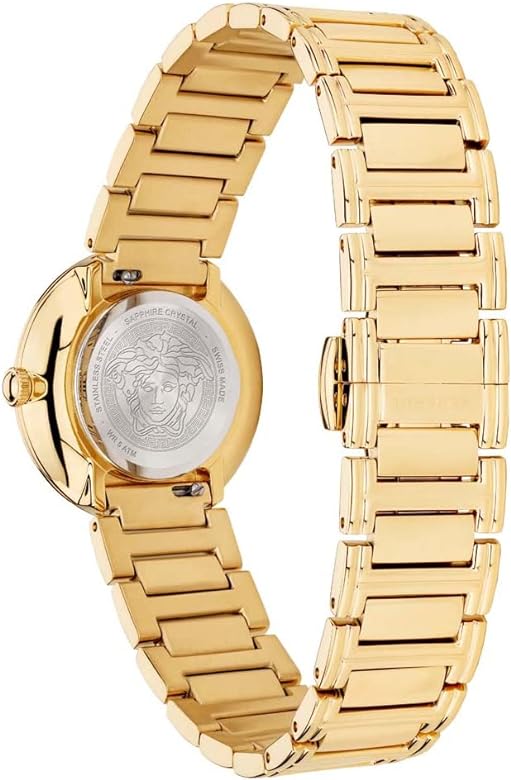 Versace Virtus Gold Mini White Dial Women's Watch VET300221 - Watches of New Zealand #2