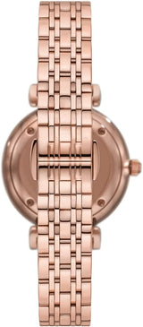 Emporio Armani Gianni T-Bar Rose Gold Women's Watch AR11446 - Watches of New Zealand #3