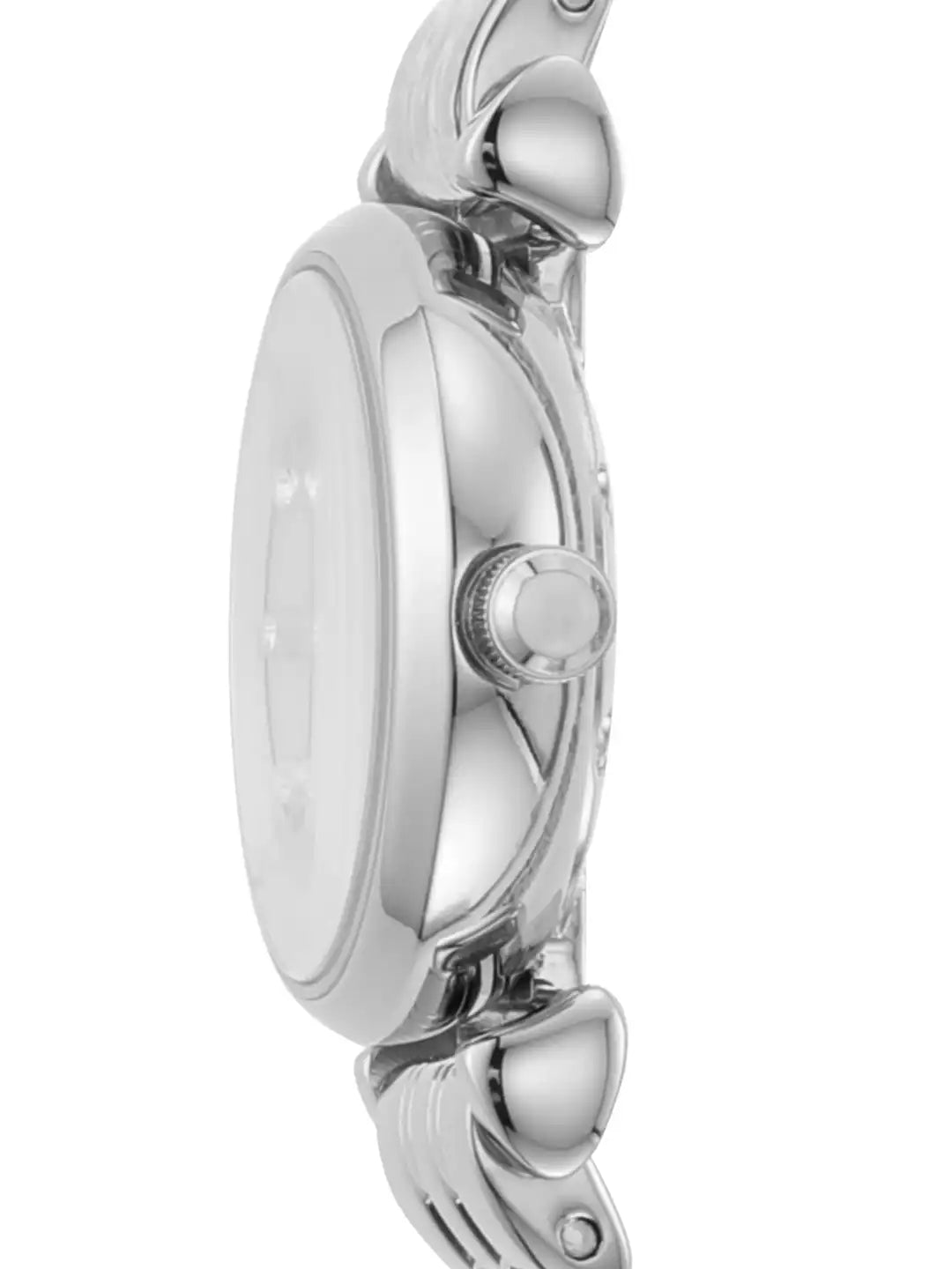 Emporio Armani Gianni MOP Dial Silver Steel Strap Watch For Women AR1961