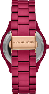 Michael Kors Slim Runway Pink Women's Watch MK4505 - Watches of New Zealand #3