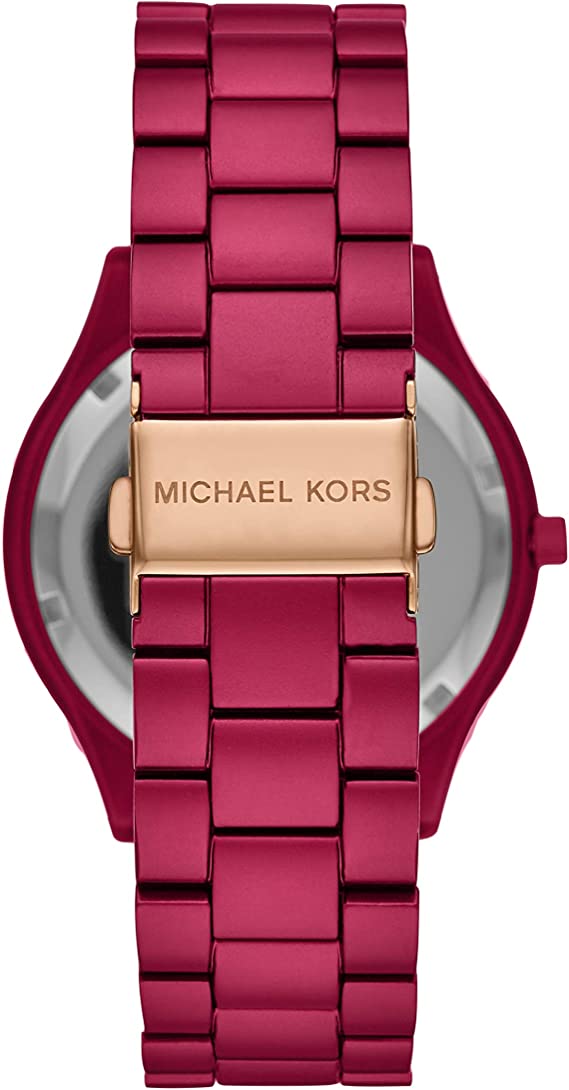 Michael Kors Slim Runway Pink Women's Watch MK4505 - Watches of New Zealand #3