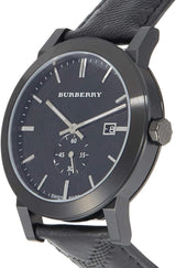 Burberry City Black Leather Strap Men's Watch BU9906 - Watches of New Zealand #3