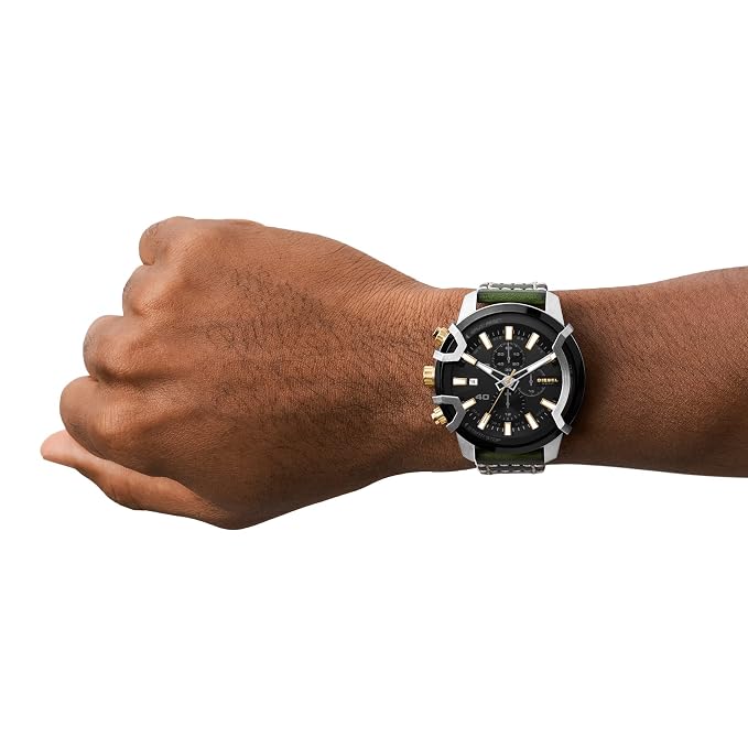 Diesel Griffed Chronograph Quartz Black Dial Men's Watch DZ4585