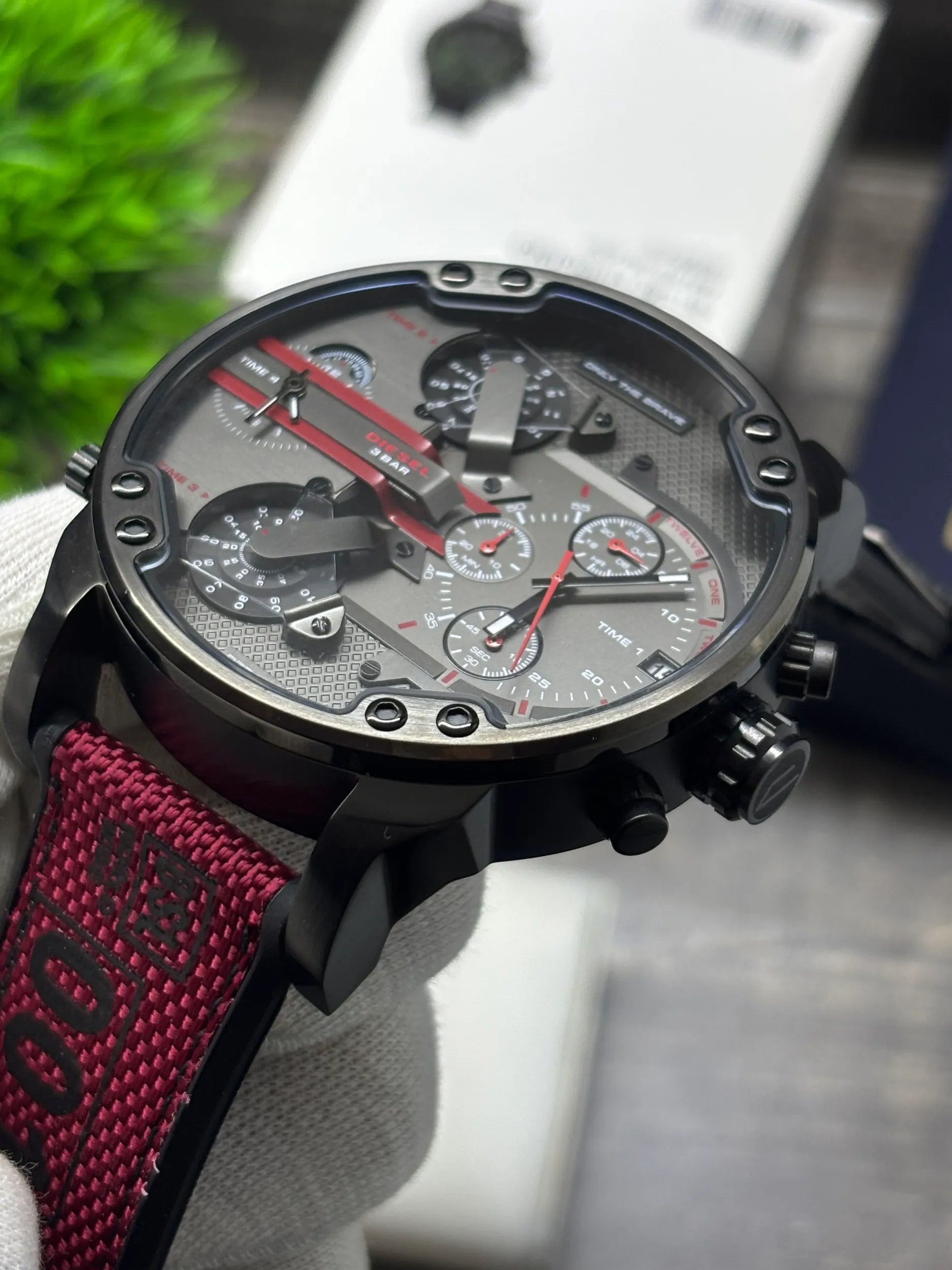 Diesel Mr. Daddy 2.0 Black IP Chronograph Men's Watch DZ7438