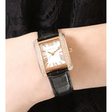 Michael Kors Rose Quartz Black Leather Ladies Watch MK2336 - Watches of New Zealand #2