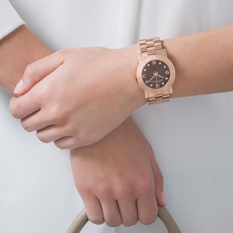 Marc By Marc Jacobs Amy women's rose gold plated watch MBM3167 - Watches Of New Zealand #3