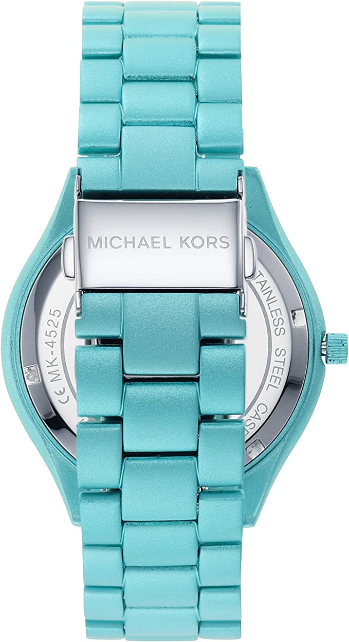 Michael Kors Slim Runway Aqua Women's Watch MK4525 - Watches of New Zealand #3
