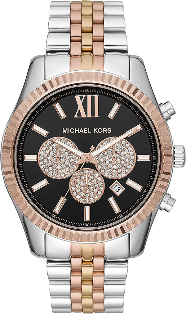 Michael Kors Lexington Tri Tone Men's Watch  MK8714 - Watches of New Zealand