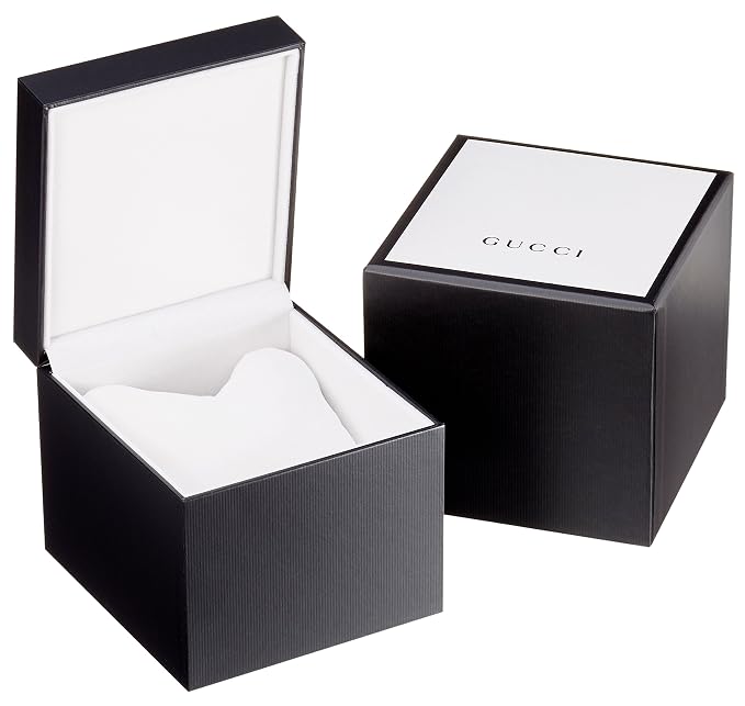 Gucci Black Dial Cushion Stainless Steel Quartz Women's Watch - YA125407