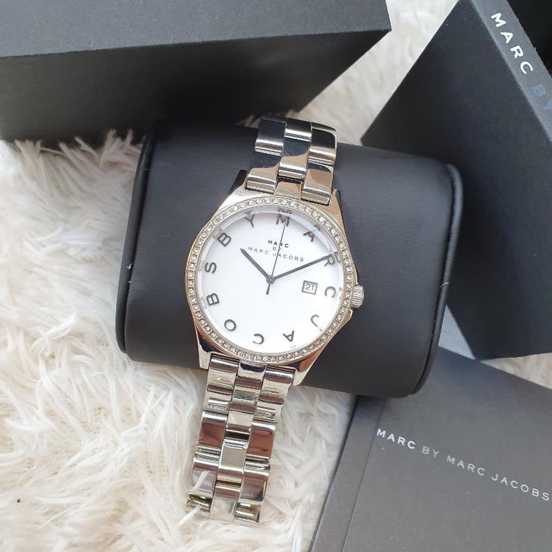 Marc By Marc Jacobs Henry Silver Diamond Women's Watch MBM3044 - Watches Of New Zealand #5