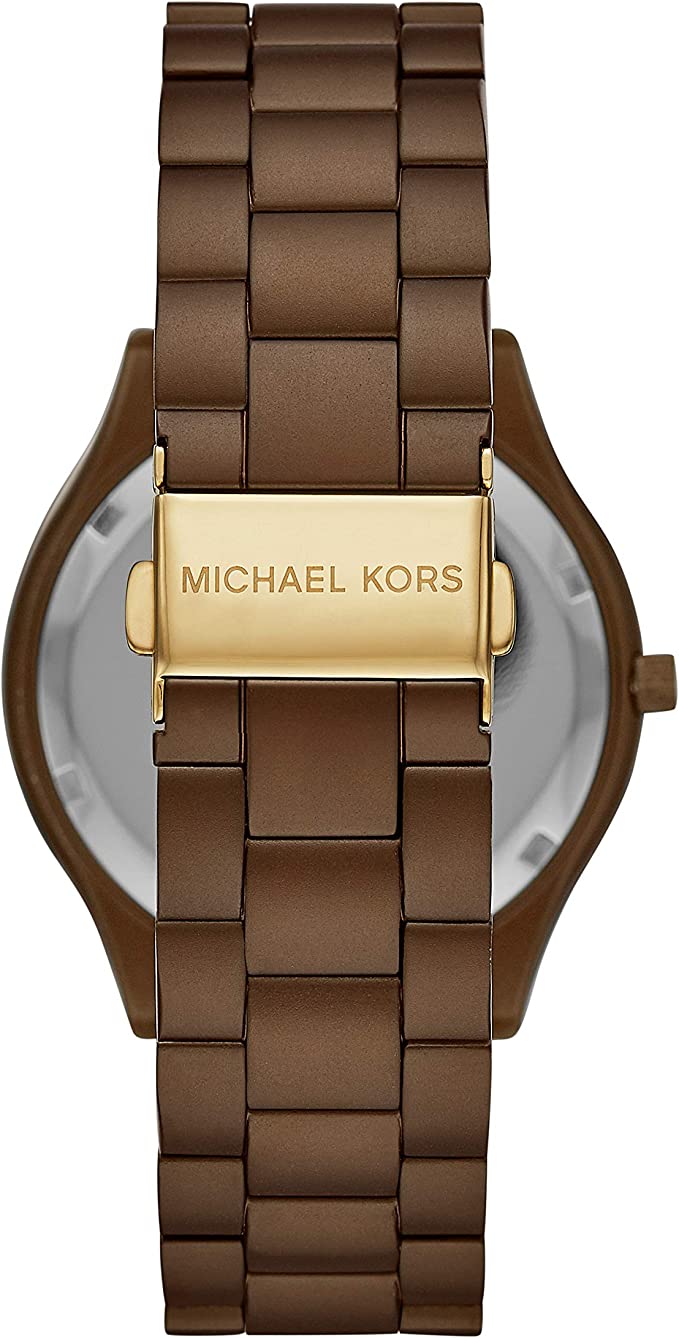 Michael Kors Slim Runway Brown Unisex Watch MK4508 - Watches of New Zealand #3