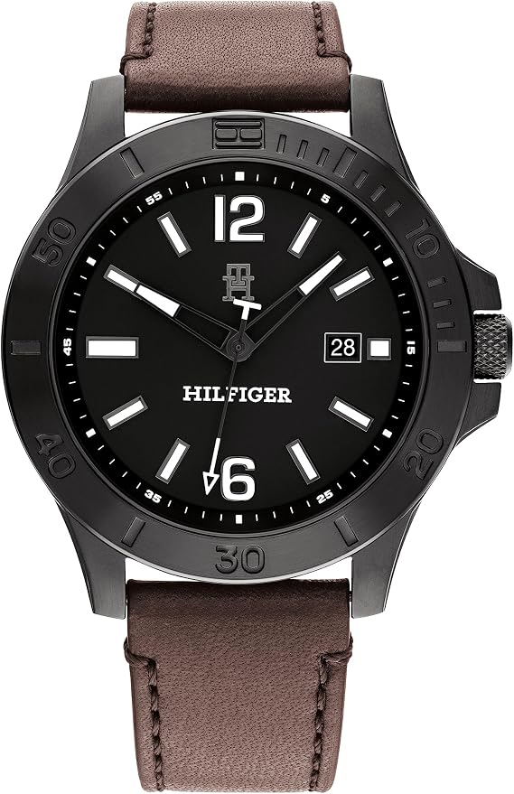 Tommy Hilfiger RYAN Black Analog with Date Men Watch - 1710530