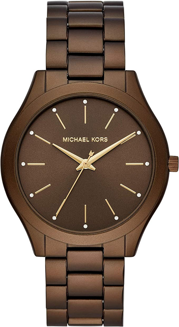 Michael Kors Slim Runway Brown Unisex Watch  MK4508 - Watches of New Zealand