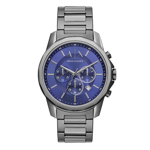 Armani Exchange Chronograph Gunmetal Stainless Steel Men's Watch  AX1731 - Watches of New Zealand