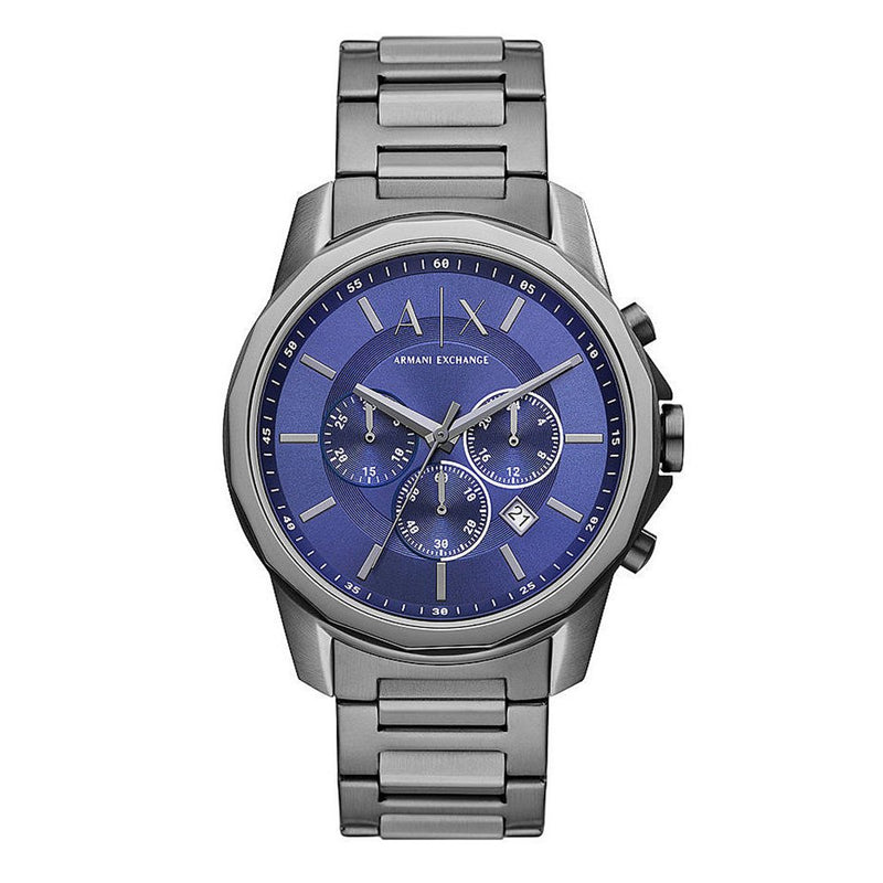 Armani Exchange Chronograph Gunmetal Stainless Steel Men's Watch  AX1731 - Watches of New Zealand