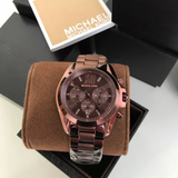 Michael Kors Bradshaw Chronograph Espresso Dial Unisex Watch MK5628 - Watches of New Zealand #4