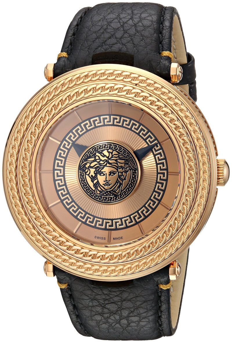 Versace V-Metal Icon Rose Gold Men's Watch  VQL020015 - Watches of New Zealand