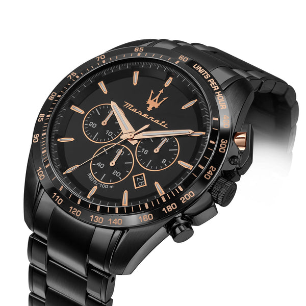 Maserati Traguardo Chronograph Black  Men's Watch R8873612048 - Watches of New Zealand #2