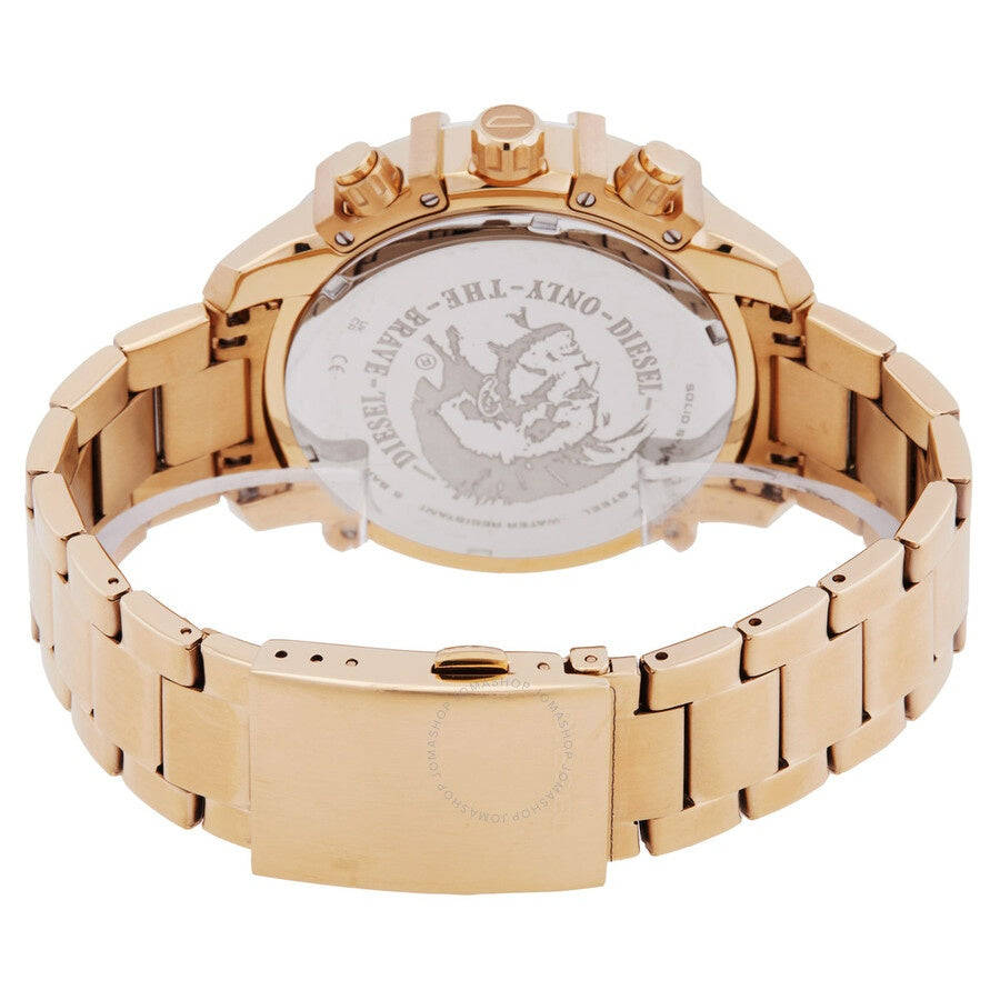 Diesel Griffed Chronograph 48mm Gold Dial Men's Watch DZ4595